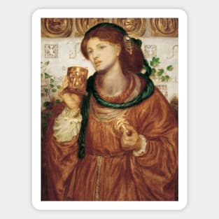 The Loving Cup by Dante Gabriel Rossetti Magnet